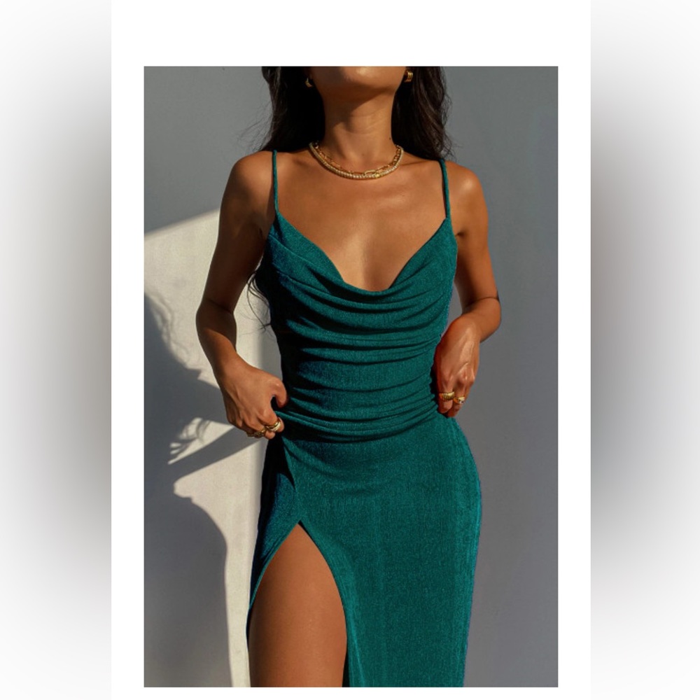 Emerald Slip Dress
